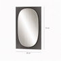 Hanah Home Espejo Transparenza 39 x 72 - Fume